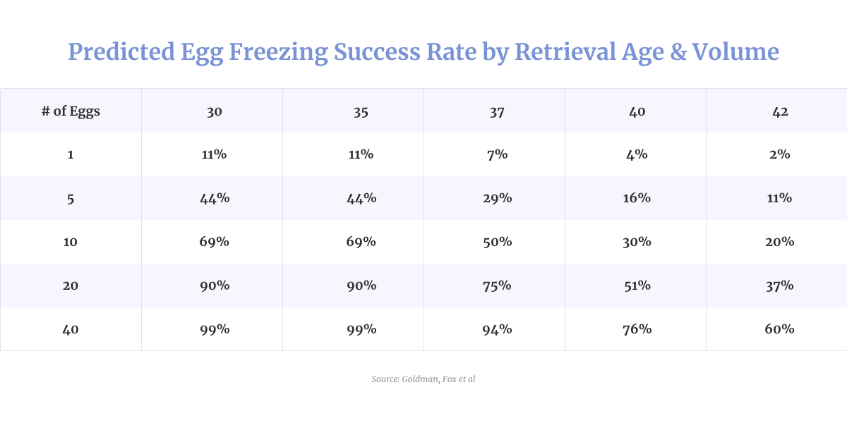 How Egg Freezing Success Rates Vary by Age
