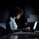 Women Working Late
