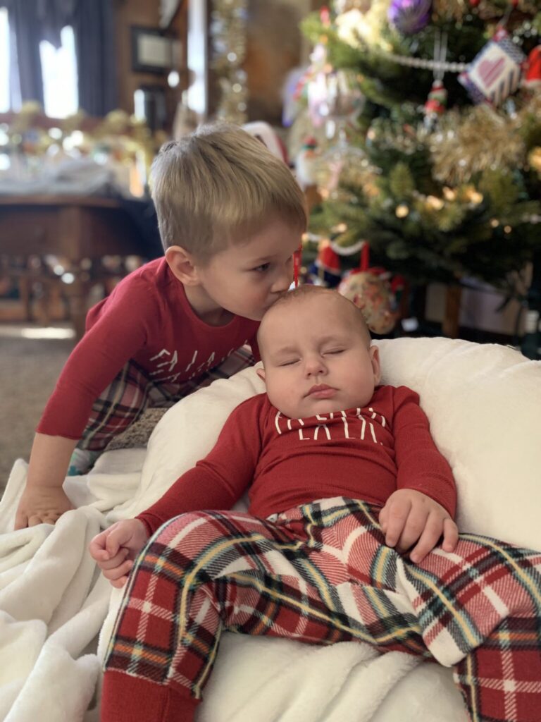 Babies at Christmas