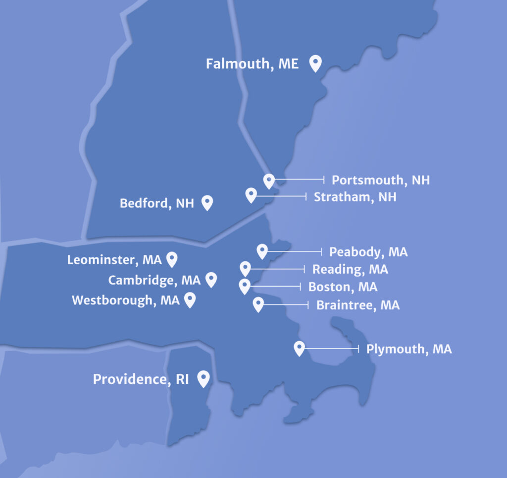 FCNE Locations Map